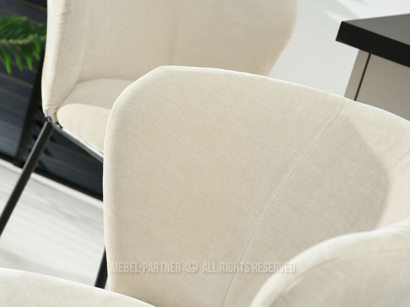 Barová židle Kurkum (béžová + černá)