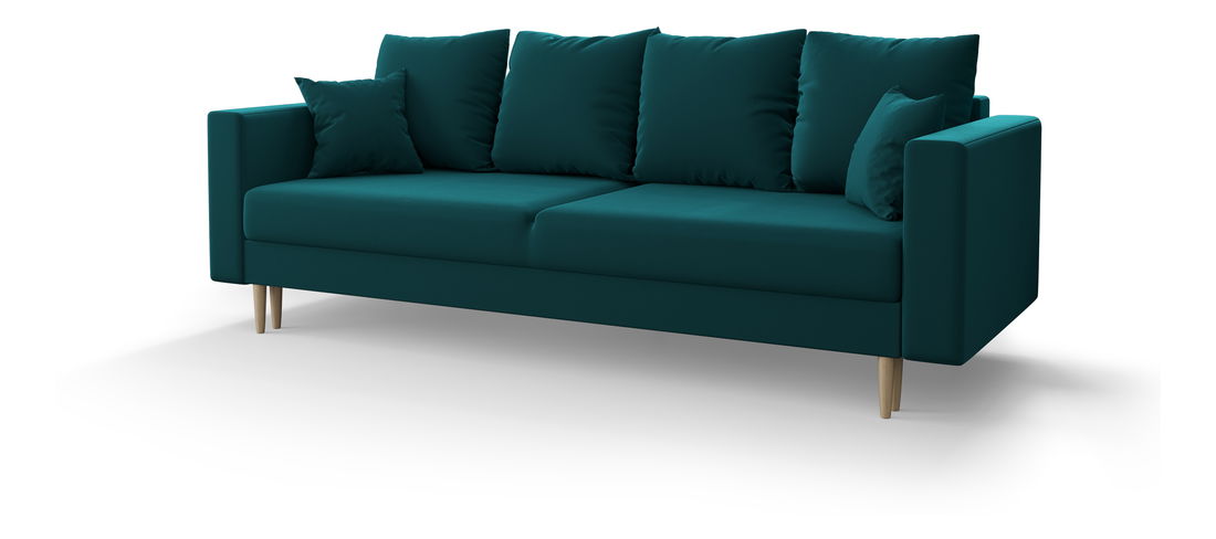 Pohovka třísedačka Kinetic (smaragdová)