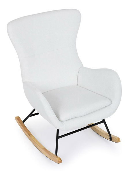 Houpací křeslo Alcanzaba (bílá)