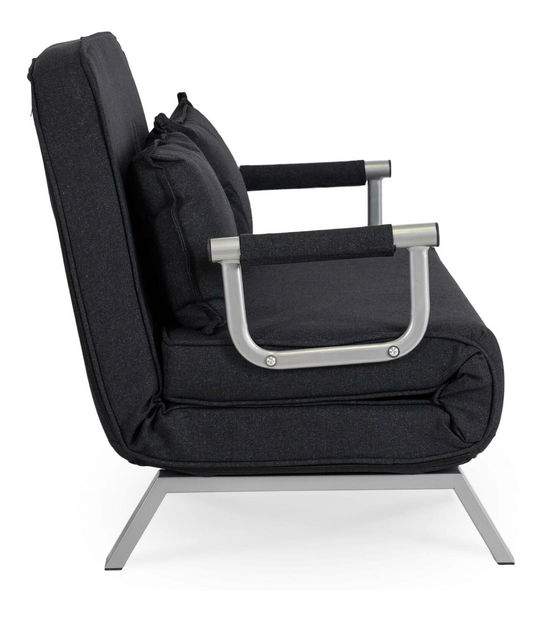 Rozkládací pohovka Bancarias 2 (černá)