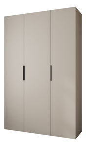 Šatní skříň 160 cm Carmela 40-4 (kašmír + černá)