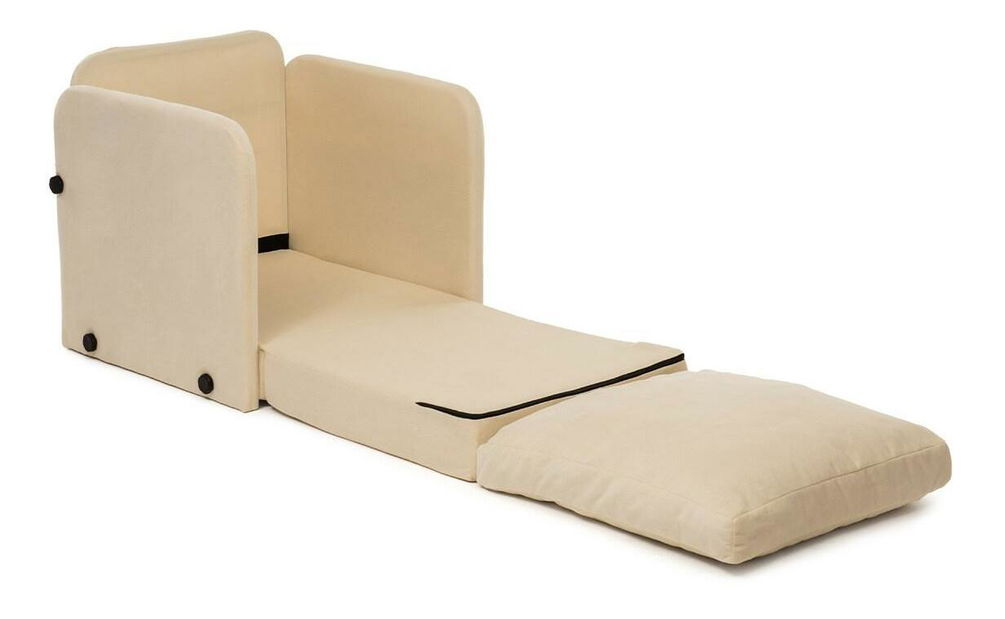 Rozkládací křeslo Sagoretti (krémová)