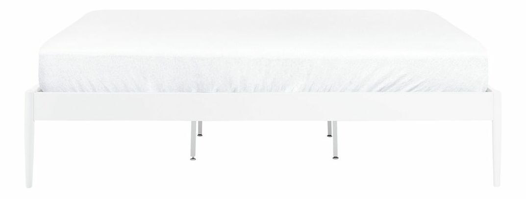 Manželská postel 180 cm Victoire (bílá) (s roštem)