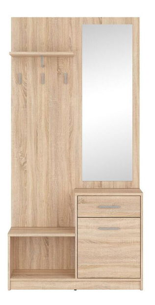 Předsíňová sestava BRW Nepo Plus 16 (dub sonoma)