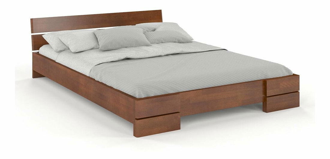 Manželská postel 160 cm Naturlig Lorenskog (buk)