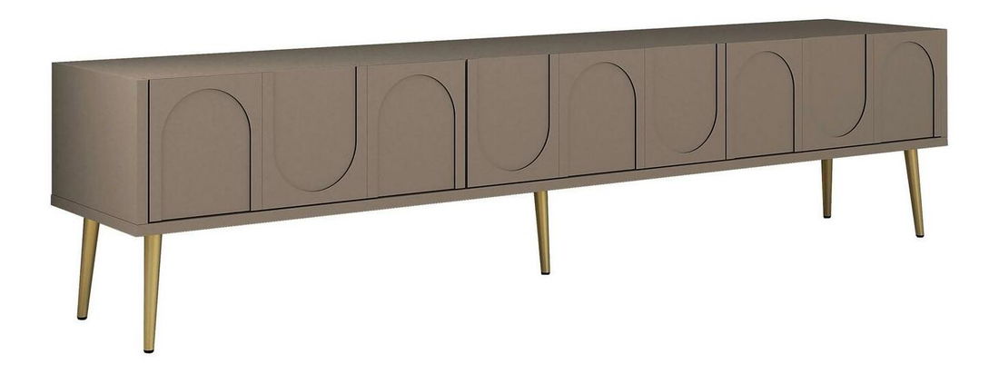 TV stolek/skříňka Bipemu 3 (atlas + zlatá)