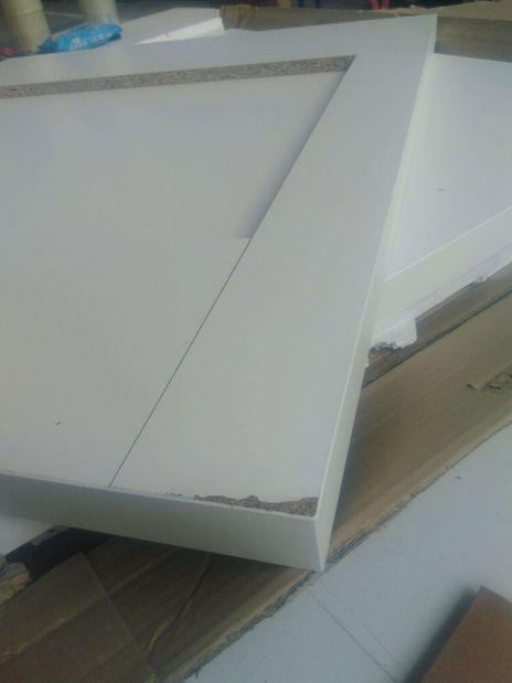 Jídelní stůl Lumenza (bílá + beton) *bazar