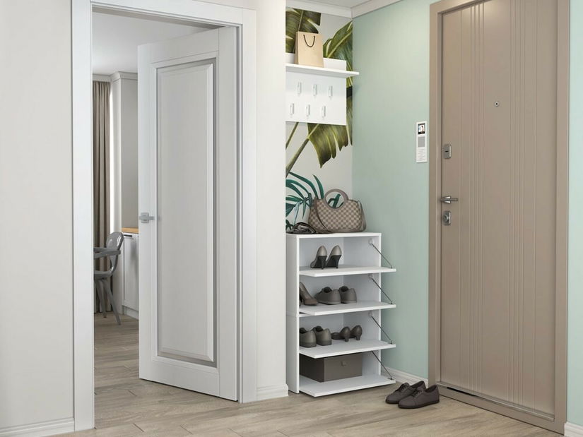 Botník (skříňka na boty) Metido 2 (bílá)