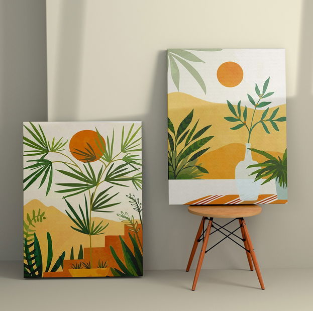 Set 2ks. obrazů Hiko 2