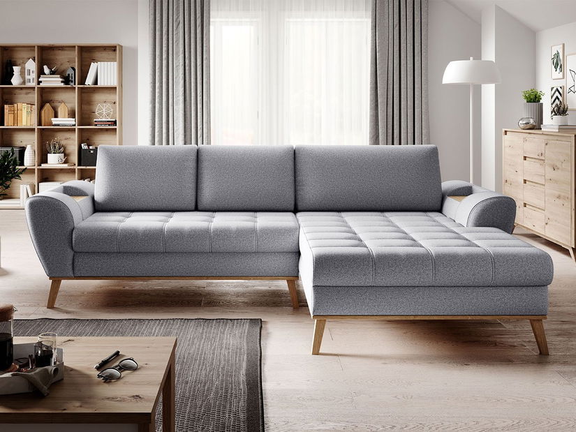 Rohová sedací souprava Midas (ocelová)