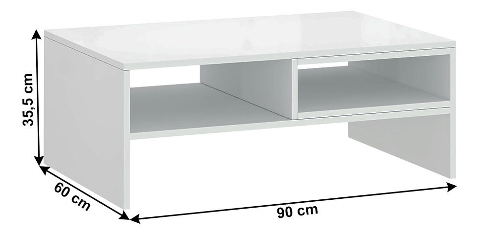 Konferenční stolek Lafer (bílá)
