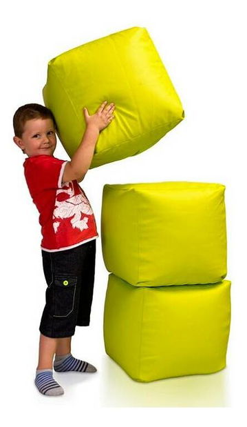 Taburetka Kostka Mini (limetková)