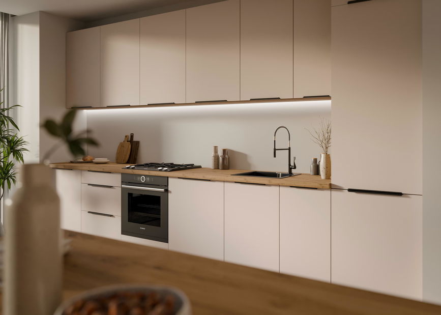 Horní kuchyňská skříňka Sayla 60 GU-36 1F (kašmír + dub artisan)