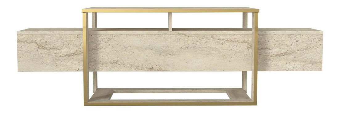 TV stolek/skříňka Biano (travertin)