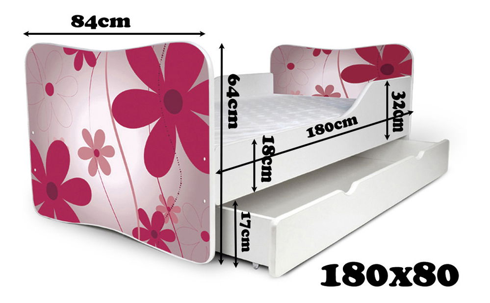 Dětská postel 180x80 cm Lena 41 