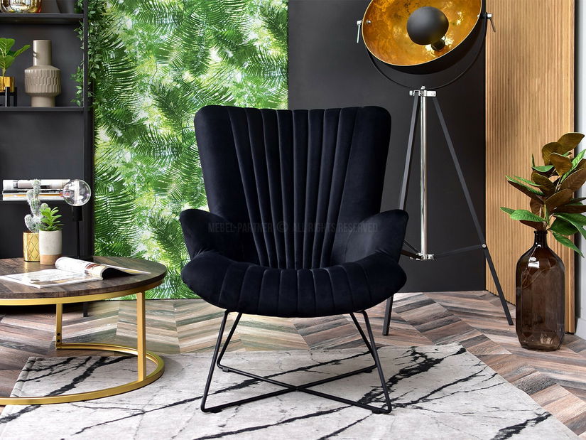 Relaxační křeslo Nuttshell (černá)