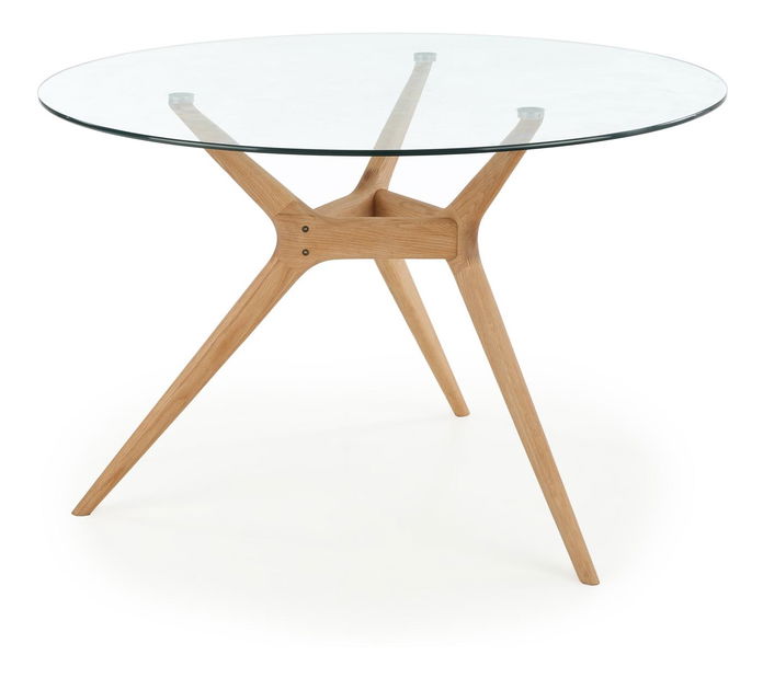 Jídelní stůl Amasa (průhledná) (pro 4 osoby)