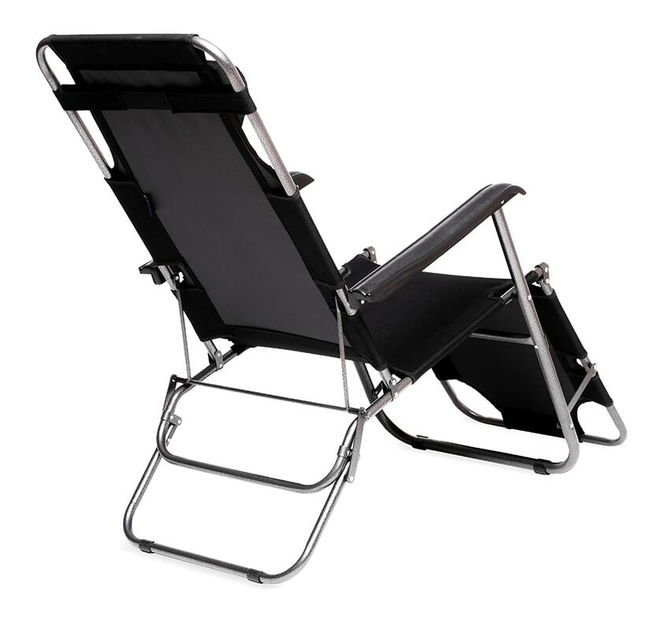 Zahradní lehátko Combei (černá)