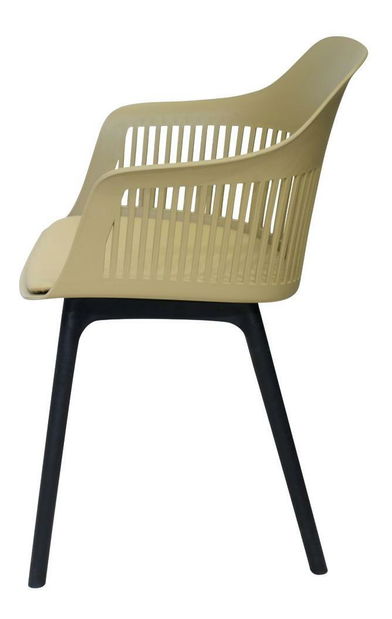 Jídelní křeslo Noslono (hnědošedá + černá)