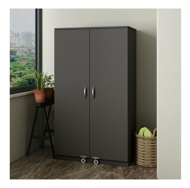 Šatní skříň Passek (antracit)