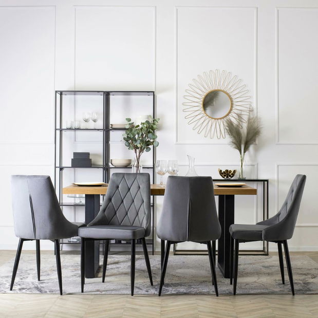 Jídelní židle Catedral (šedá)