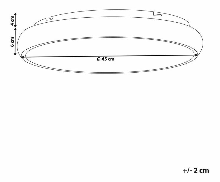 Stropní svítidlo Anatole (zlatá)