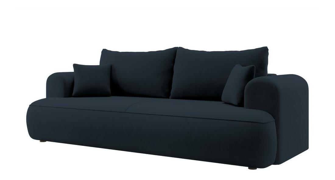 Pohovka trojsedačka Olivo S (modrá + černá)