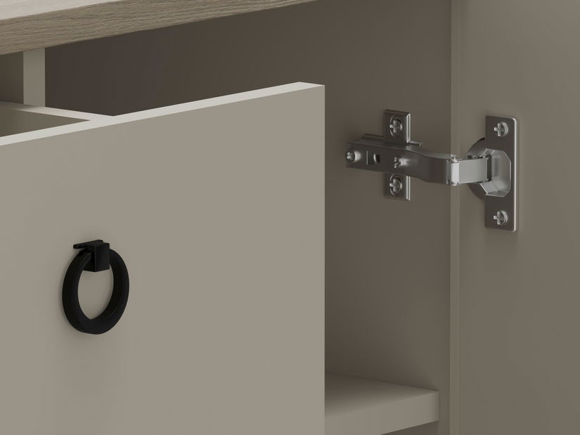 Komoda Demandaron 3 (taupe + dub silverjack)