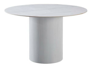 Jídelní stůl Mohar (mramor bílý) (pro 4 osoby)