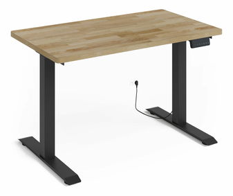 Elektrický PC stolek Natura 120 (dub + černá)