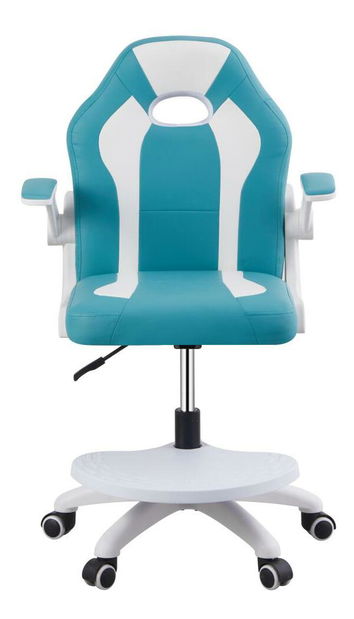 Dětská otočná židle Ramin (modrá + bílá)