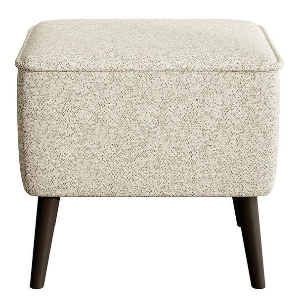 Křeslo s podnožkou Veneza VZ2 (krémová + černá)