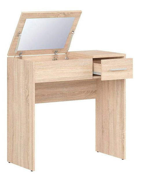 Toaletní stolek BRW Nepo Plus 40 (dub sonoma) (se zrcadlem) (s úl. prostorem) *výprodej