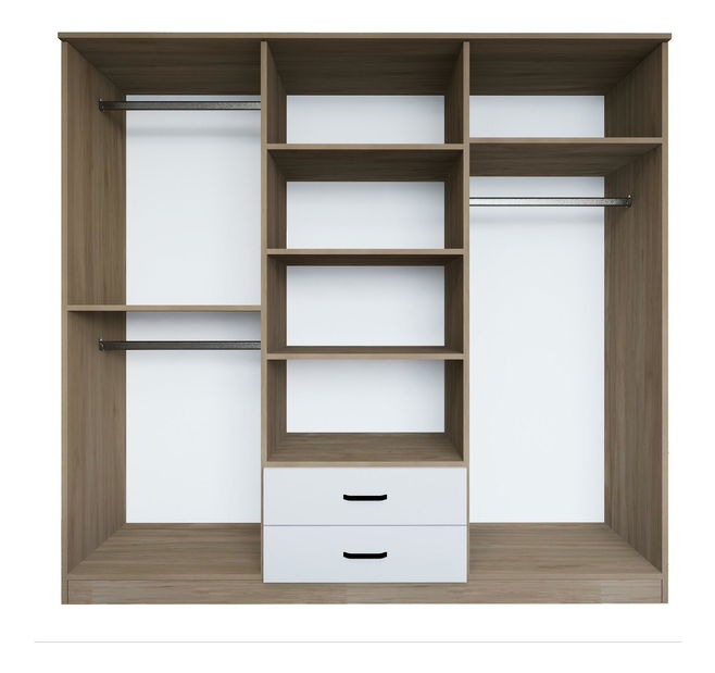 Šatní skříň Yamaha 64 (ořech světlý)