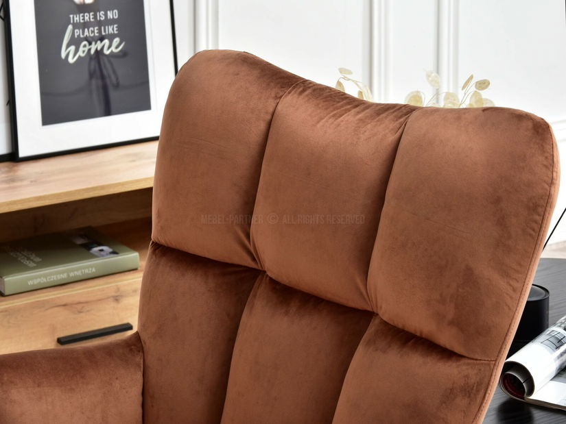 Křeslo Kikino (měděná + černá)