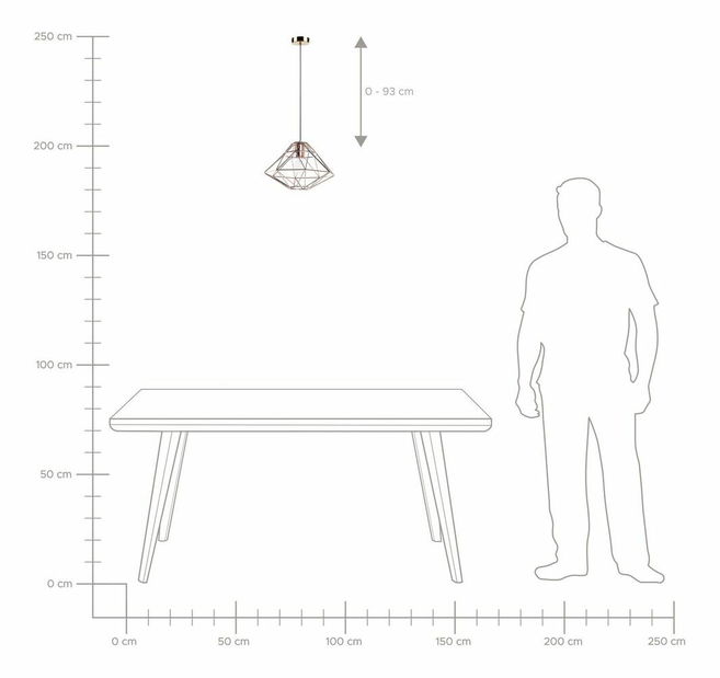 Lustr Glan (měděná)