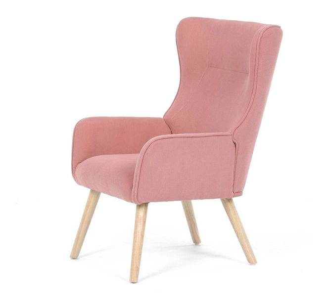 Křeslo Atribuian (růžová)