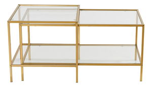 Set 2 ks. konferenčních stolků Sevaga (zlatá)