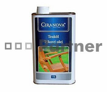 Ochranný prostředek na zahradní nábytek Ciranova teakový olej 1 l