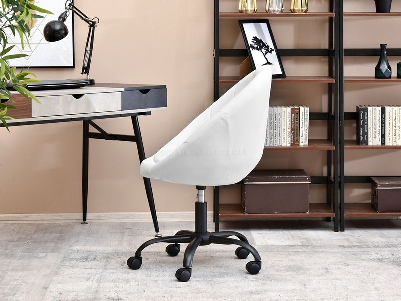 Křeslo Lush 4 (bílá + černá)