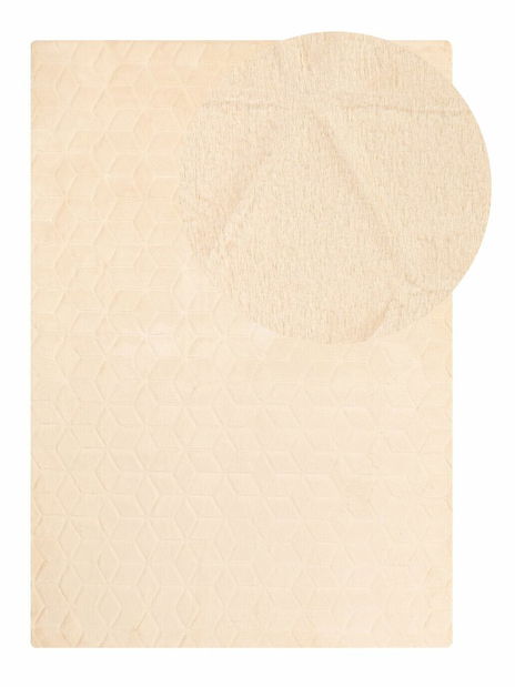 Koberec z umělé kožešiny 160 x 230 cm Thae (béžová)