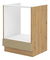 Dolní kuchyňská skříňka Arryn 60 D GAZ BB (dub artisan + lesk cappucino)