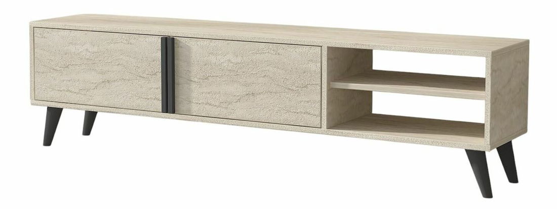 TV stolek/skříňka Betroit (travertin)
