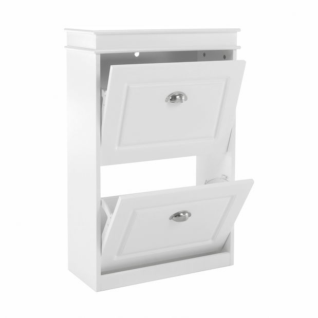 Botník 2-řadový Slebera typ 1 (bílá)