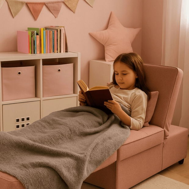 Rozkládací křeslo Ibero 67 (růžová)