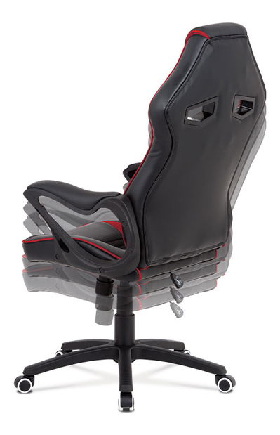 Kancelářské/herní křeslo Garet-G406-RED (černá + červená)