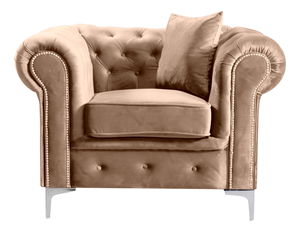 Luxusní křeslo Rikaro (velvet 28) 