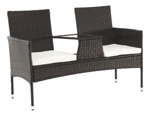 Zahradní dvojsed Lallea (hnědá)