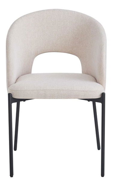 Jídelní židle Lunka (béžová + černá)