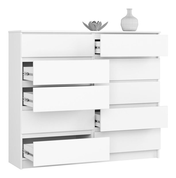 Komoda Keanu V (bílá)